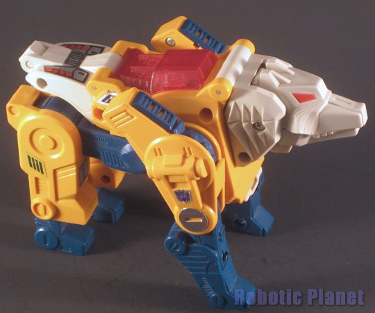 transformer wolf toy